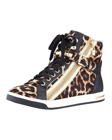 michael kors leopard sneakers|michael kors leopard boots.